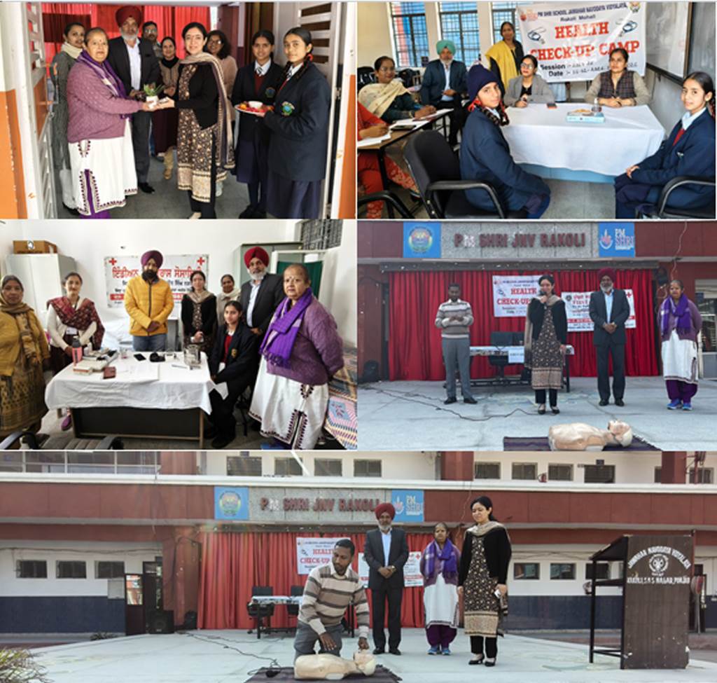 District Red Cross Branch organized a Medical Checkup Camp at PM Shri Navodaya Vidyalaya Rakoli in collaboration with Civil Surgeon Mohali